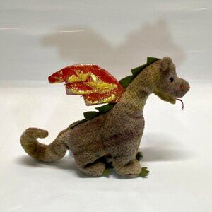 Ty Beanie Baby Scorch The Dragon Plush Toy Stuffed Animal Collector 1998 Vintage